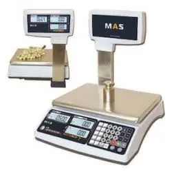 Купить весы электронные торговые со стойкой mas mr1-06p – цена от завода, доставка до двери | RuOborudovanie.ru