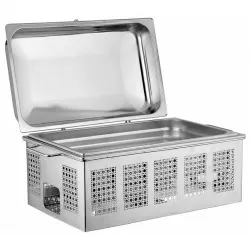 Купить мармит pintinox нерж.сталь настольный 1*gn1/1 (чафиндиш) с фиксатором для крышки – цена от завода, доставка до двери | RuOborudovanie.ru